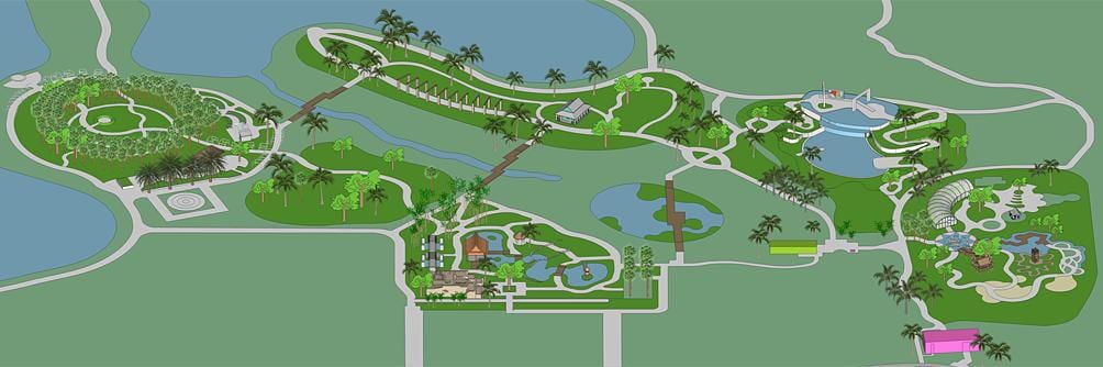 地图勒斯植物园